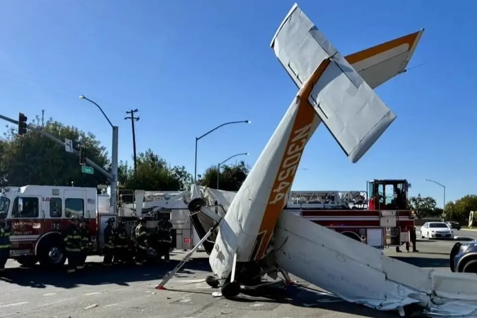 Three Injured After Small Plane Crashes on San Jose Expressway