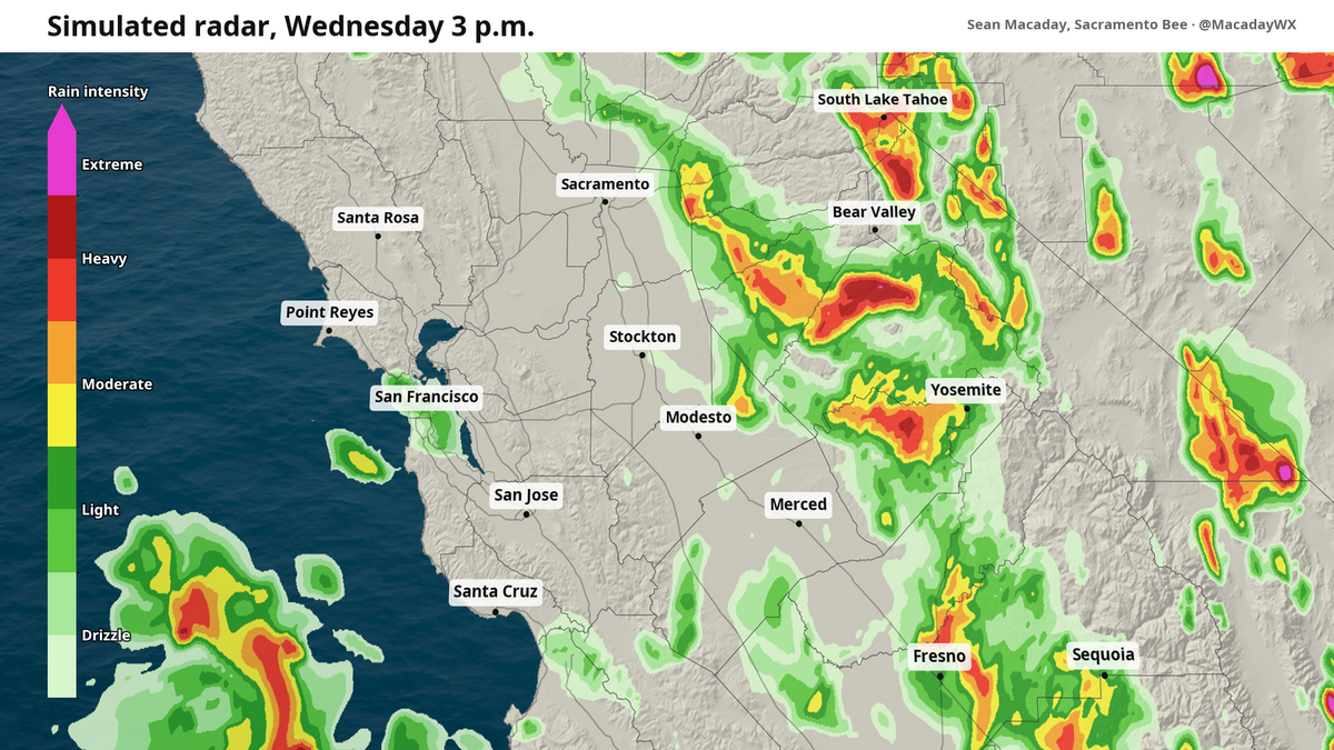 Wet season arrives for Sacramento, Fresno and Modesto