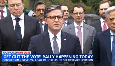Speaker Johnson in Bakersfield for David Valadao Rally