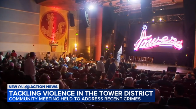 Fresno City Leaders Hold Community Meeting to Address Recent Violence in the Tower District