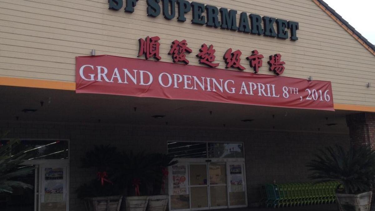 SF Supermarket at 4970 E. Kings Canyon Road in Fresno. SF Supermarket at 4970 E. Kings Canyon Road in Fresno.