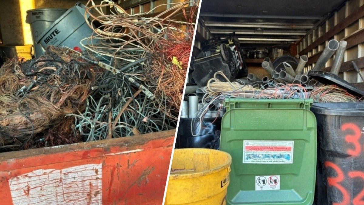 Copper wire theft operation nets two arrests in downtown LA – NBC Los Angeles