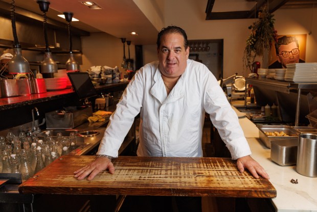 Executive chef Nino Zizzo poses at Barbusa in Little Italy. The restaurant is 10 years old, and one of several celebrating the company's 40th anniversary. (Kristian Carreon / The San Diego Union-Tribune)