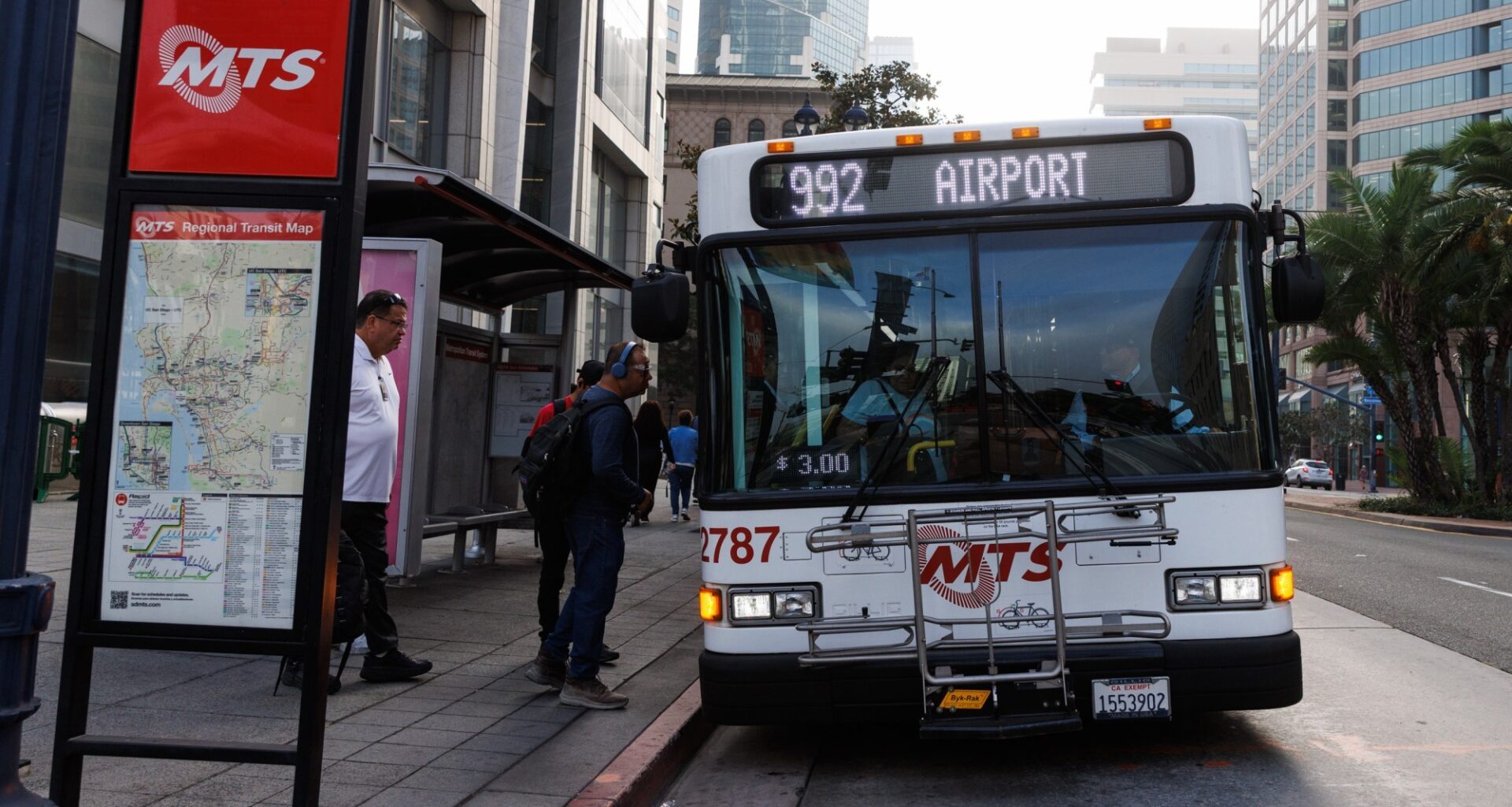Far more people are taking transit to San Diego’s airport. Will that help the case for a direct connection — or hurt it?