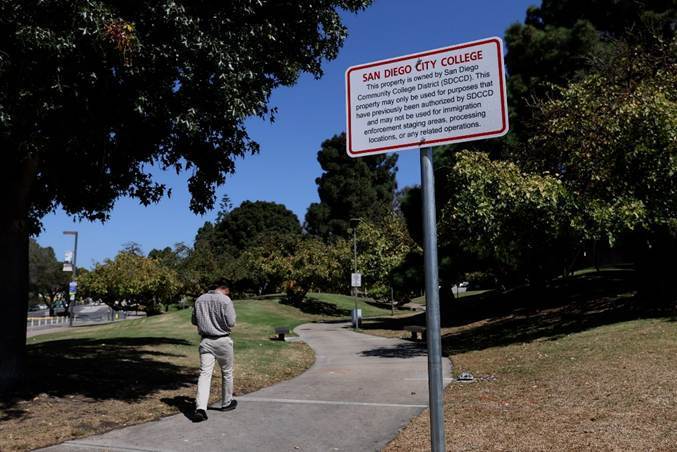 San Diego community colleges install signs prohibiting ICE activity on campus – San Diego Union-Tribune