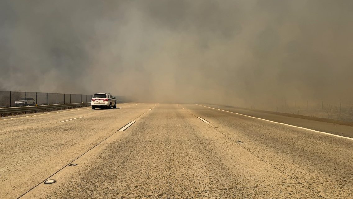 Northbound I-5 reopens at Camp Pendleton but southbound lanes remain closed due to fire – San Diego Union-Tribune