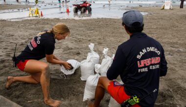 Public urged to stay off San Diego County beaches Sunday due to expected floodwaters – San Diego Union-Tribune