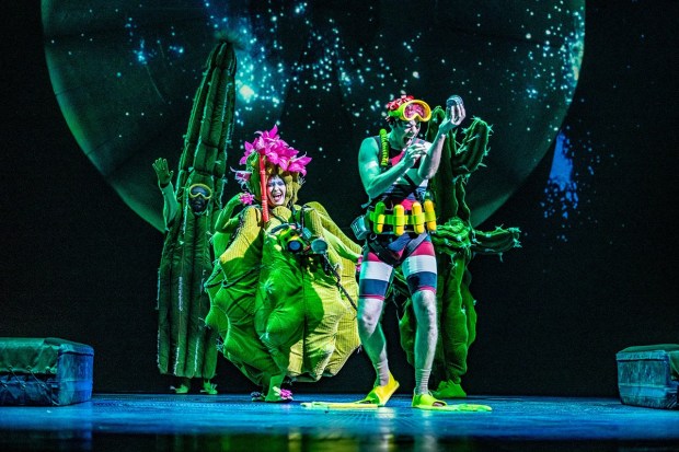 A scene from Cirque du Soleil's LUZIA, which will be presented under a big-top tent at the Del Mar Fairgrounds Feb. 3 through March 7. (Anne Colliard)