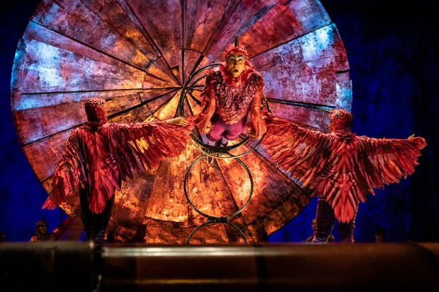 A scene from Cirque du Soleil's LUZIA, which will be presented under a big-top tent at the Del Mar Fairgrounds Feb. 3 through March 7. (Anne Colliard)