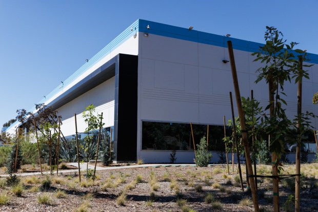 San Diego, California - The Amazon facility where a Sexually Violent Predator (SVP) worked at in Rancho Bernardo on Friday, Oct. 2, 2026. The SVP dissapeared after he cut off his GPS monitor at this location. (Kristian Carreon / The San Diego Union-Tribune)