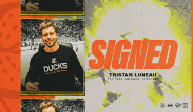 Ducks Ink Luneau to Six-Year Contract Extension