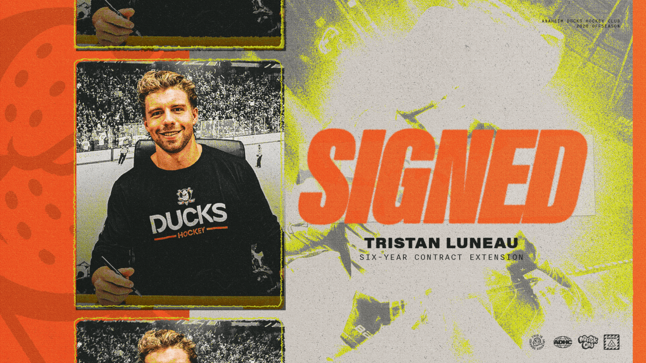 Ducks Ink Luneau to Six-Year Contract Extension