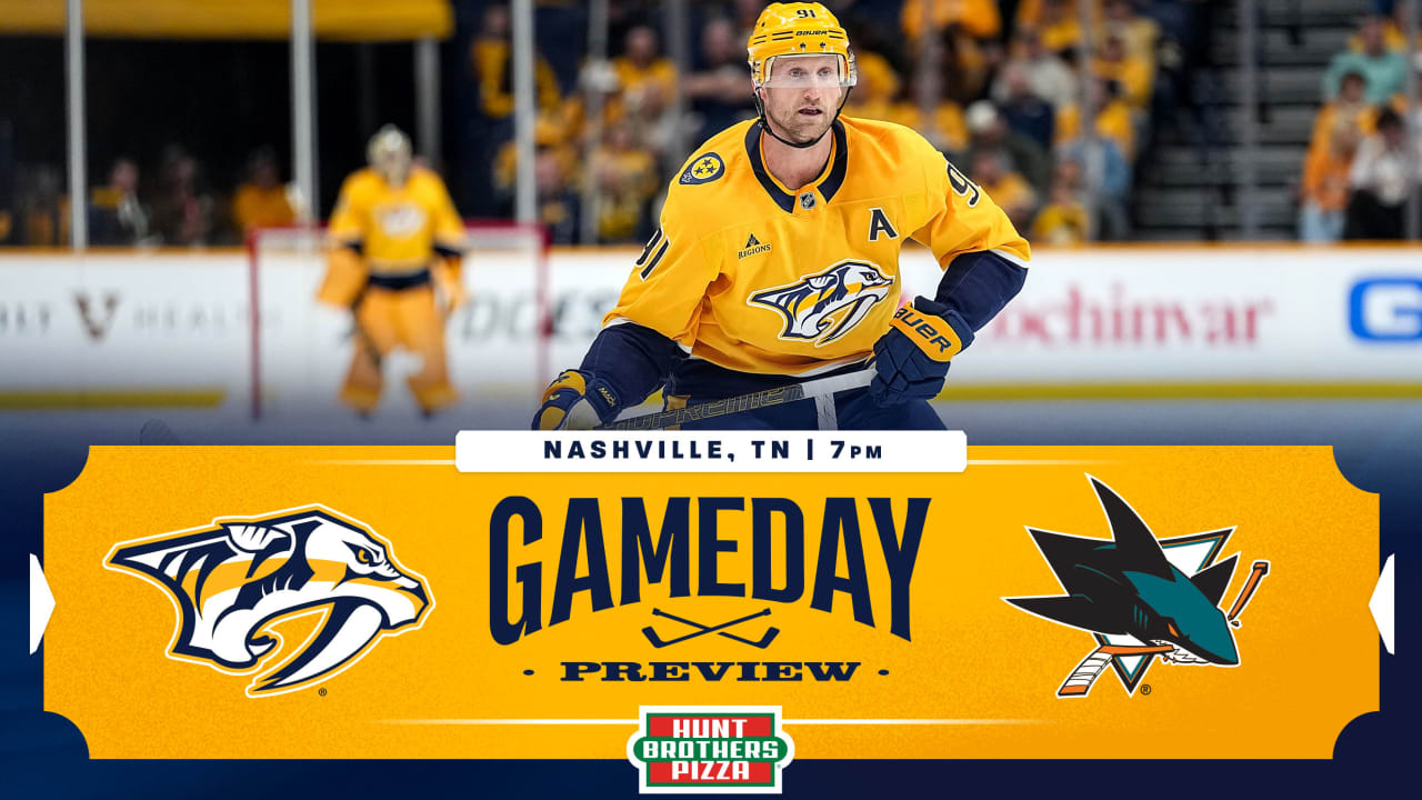 GAME DAY: Sharks vs. Preds, October 15