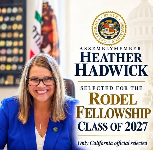 Hadwick only California official named to national fellowship