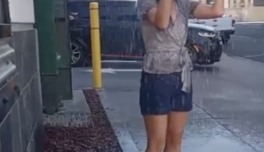 Downtown Jack in the Box sprinklers drench people in anti-loitering measure