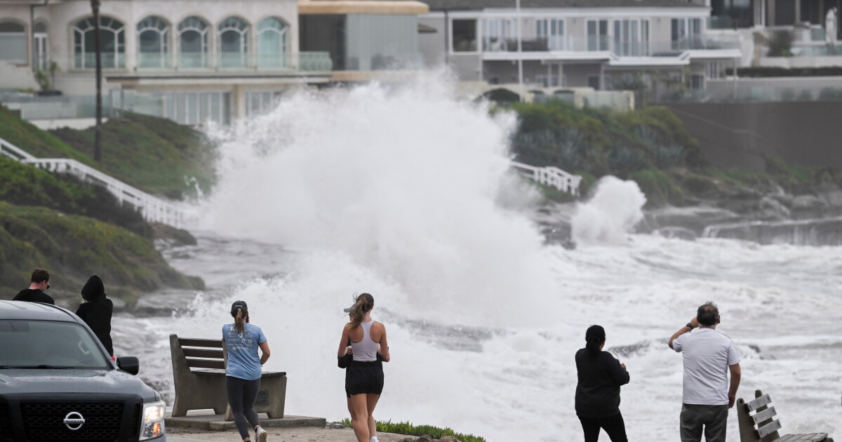 San Diego storm clears out, high surf and coastal flood warnings linger