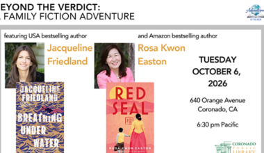 Rosa Kwon Easton Brings New Historical Novel 'Red Seal' to Coronado