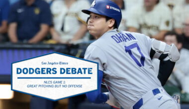 Dodgers Debate NLCS Game 1: Great pitching but no offense