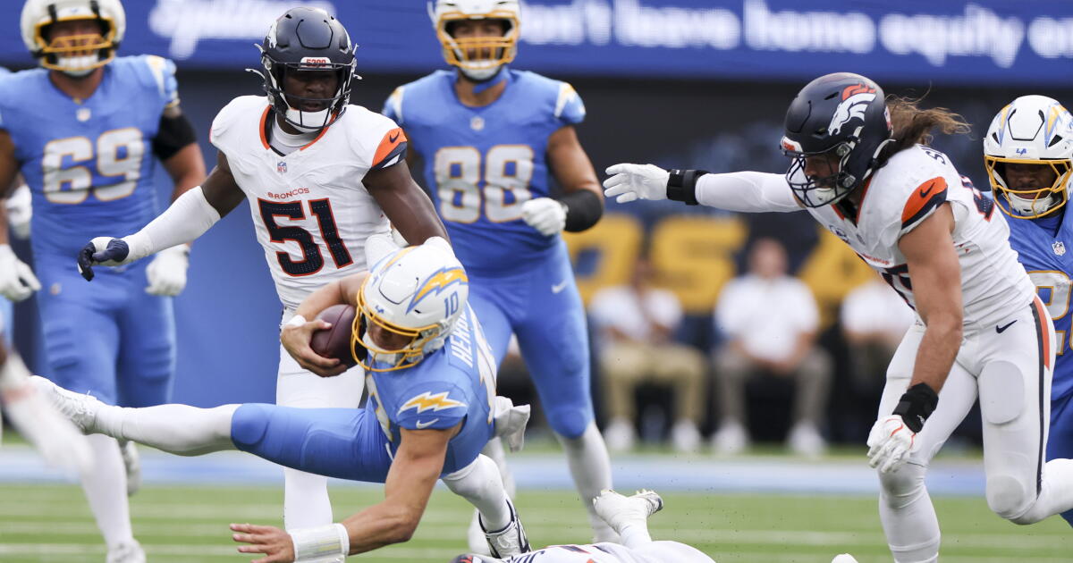 Jim Harbaugh 'staying the course' with Chargers after loss to Denver