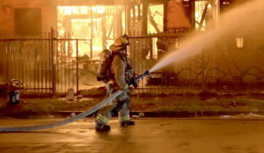 Historic Black church in South L.A. burns for a third time