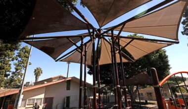Can pop-up shade sails and tents relieve L.A. in blistering heat waves?