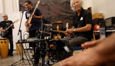 Doors drummer John Densmore jams at Homeboy: 'Maybe I can do something here'