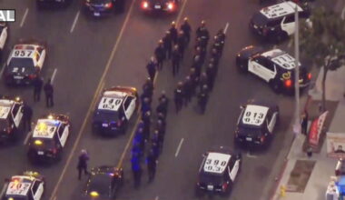 LAPD responds to two stabbings, unruly crowd near Crenshaw festival