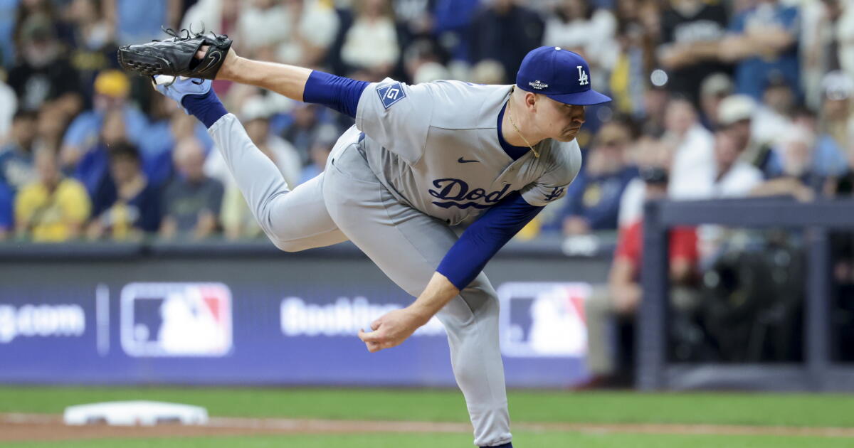 Dodgers vs. Brewers NLCS Game 1 live updates, score, highlights