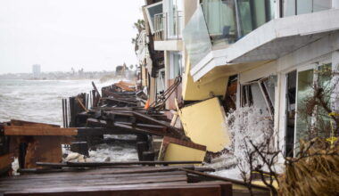Rachel deluges Southwest with rain, but battered coast catches a break