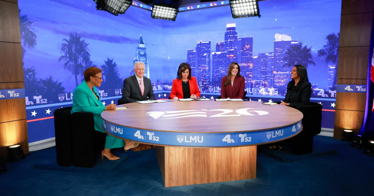L.A. Mayoral Debate 2026 Live Updates: Karen Bass vs. Nithya Raman