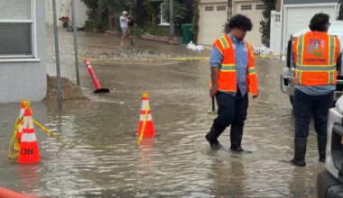 Tropical Storm Rachel’s surf drives out Long Beach residents