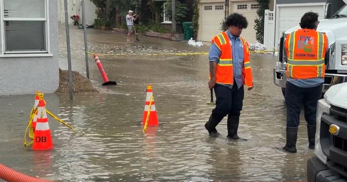 Tropical Storm Rachel’s surf drives out Long Beach residents