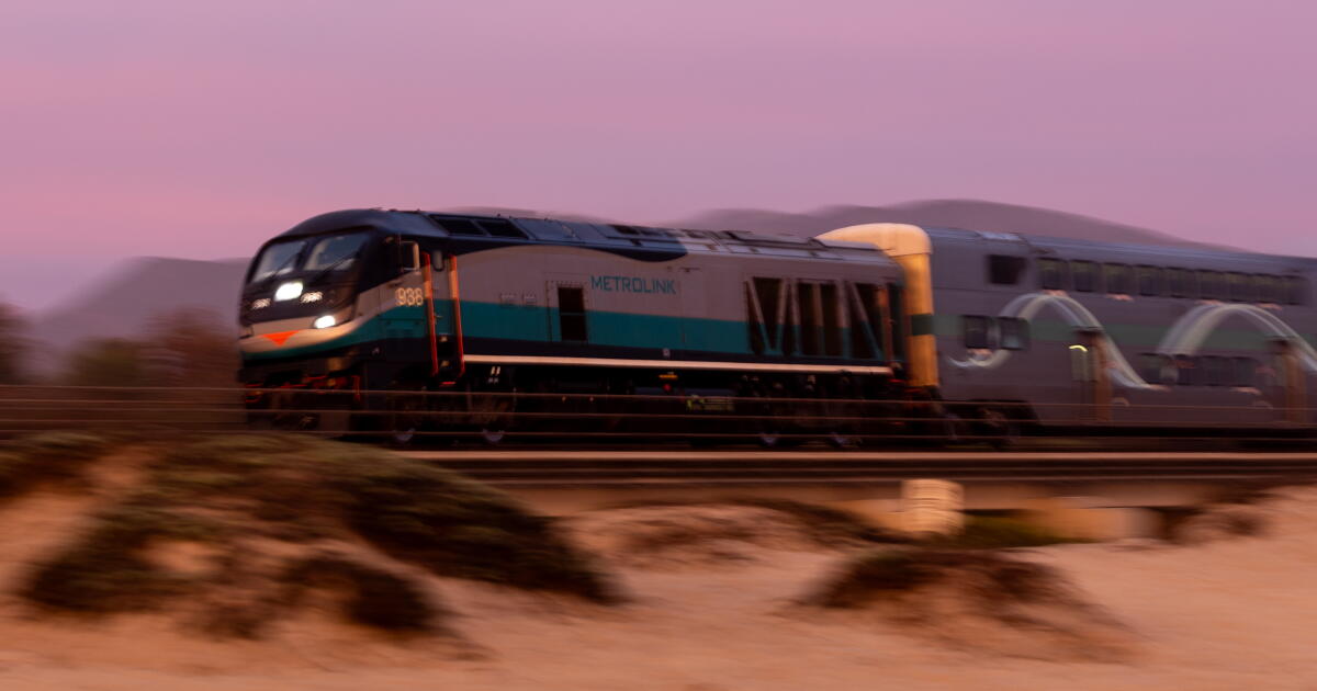 San Clemente’s famed coastal railroad may have to move to survive rising seas