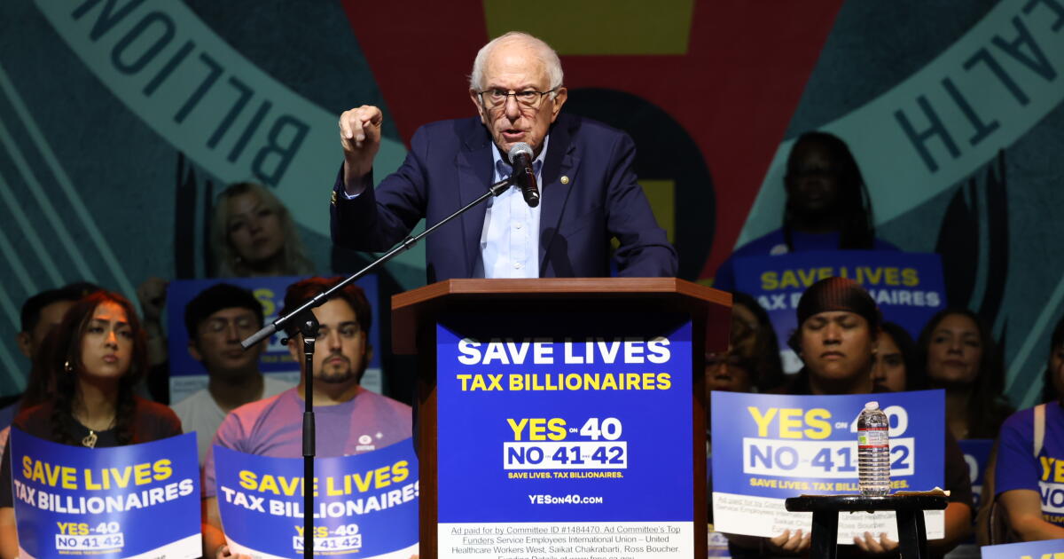 Sanders boosts wealth tax; labor argues it would devastate economy