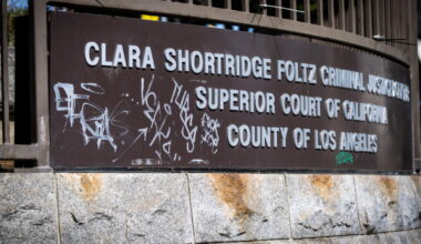 L.A. city employee among four charged in downtown graffiti spree