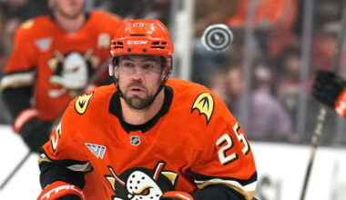 Ryan Poehling injured on winning goal as Ducks beat Flames