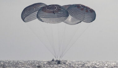 NASA's SpaceX Crew-12 splashes down off L.A. coast