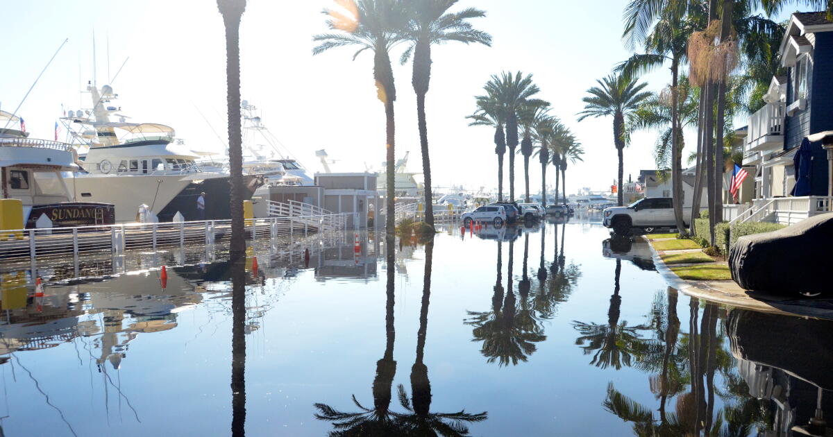 King tides flooding coastal Orange County this week break records