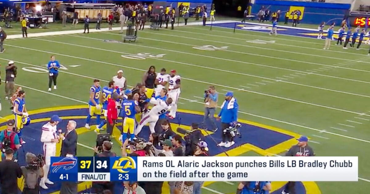 Suspension looms over Rams star Alaric Jackson after postgame punch