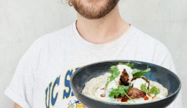 Explore the thought process behind making lamb meatballs.