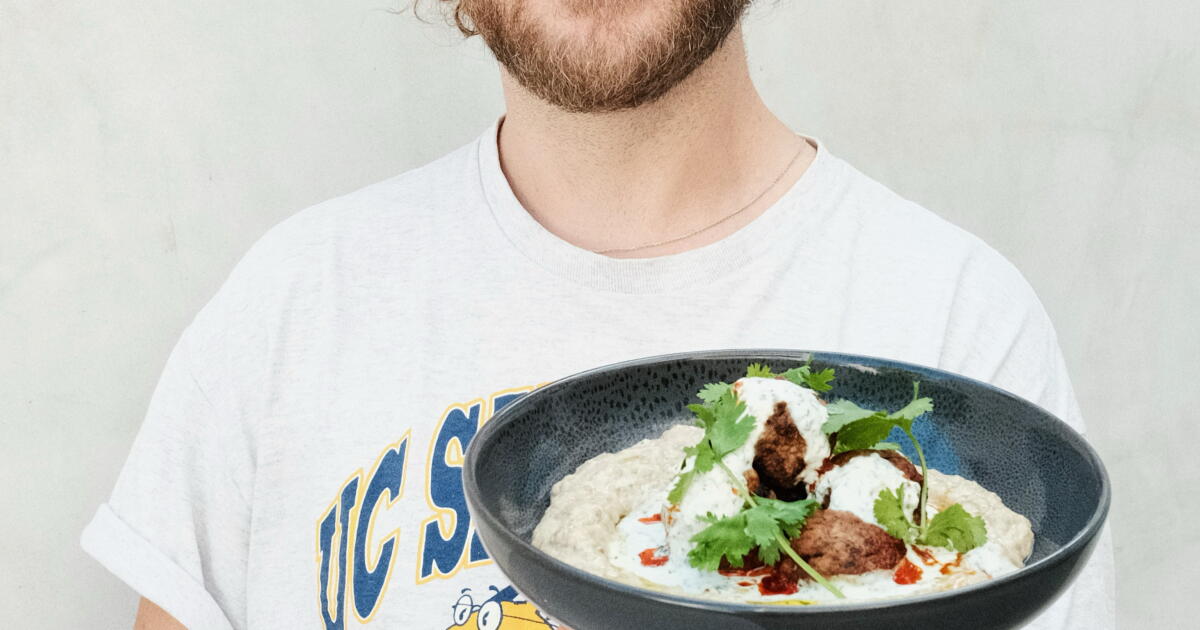 Explore the thought process behind making lamb meatballs.