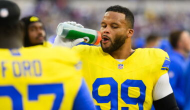 Rams star Aaron Donald expects to return from injury vs. Bills