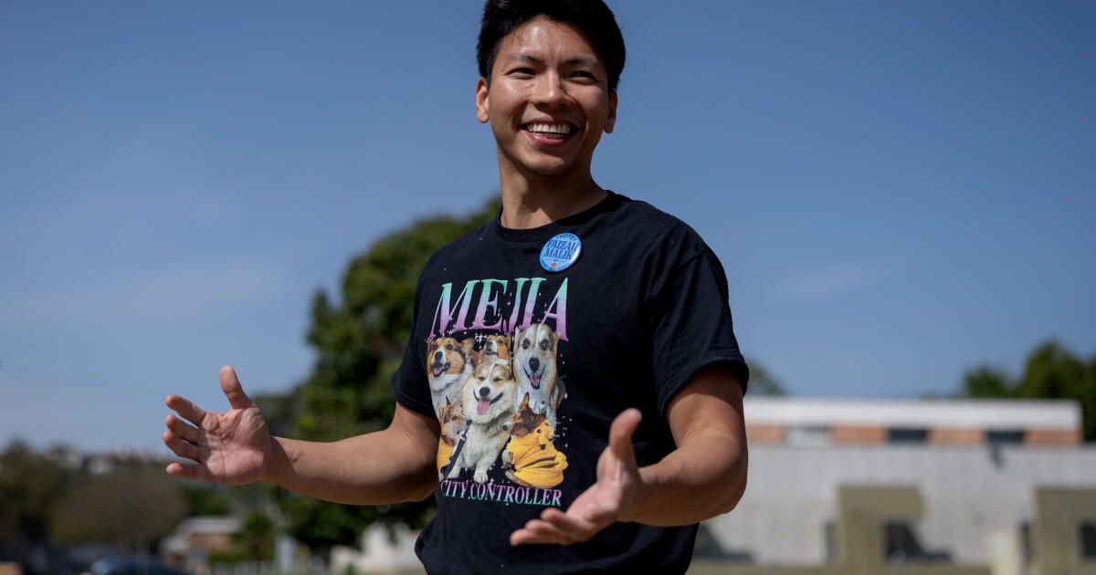 Nithya Raman has at least one friend in City Hall — City Controller Kenneth Mejia