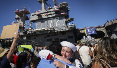USS Abraham Lincoln returns to San Diego after record-long deployment