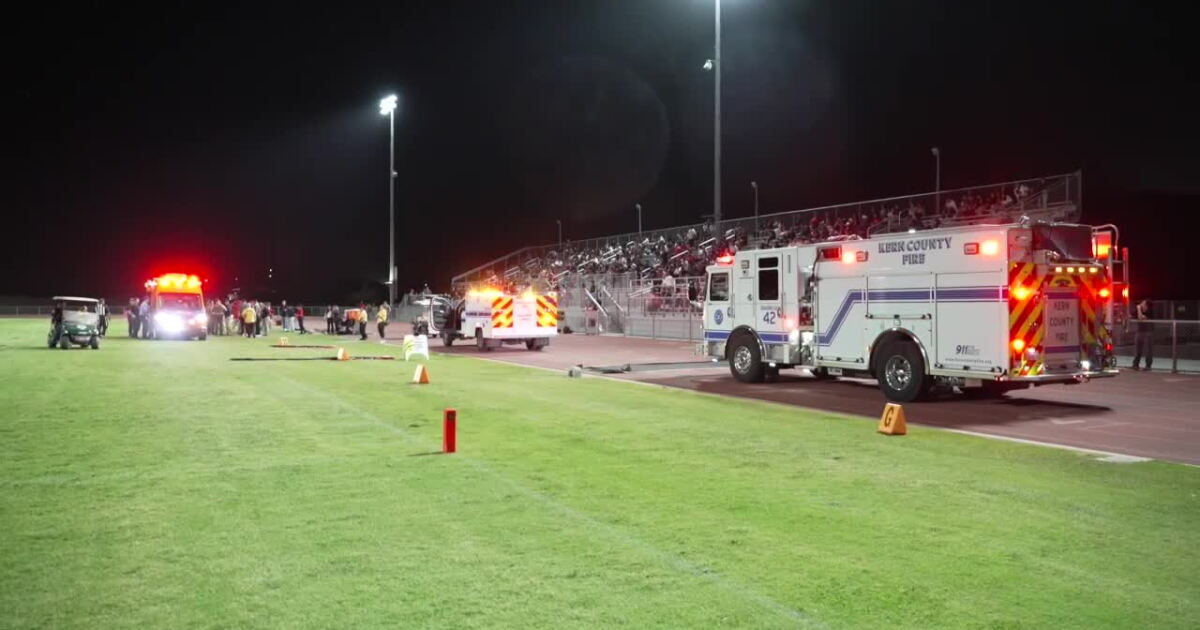 Foothill High football game ends early after sideline medical emergency