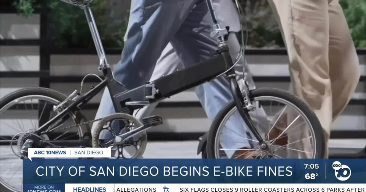 City of San Diego begins issuing citations under new e-bike safety ordinance