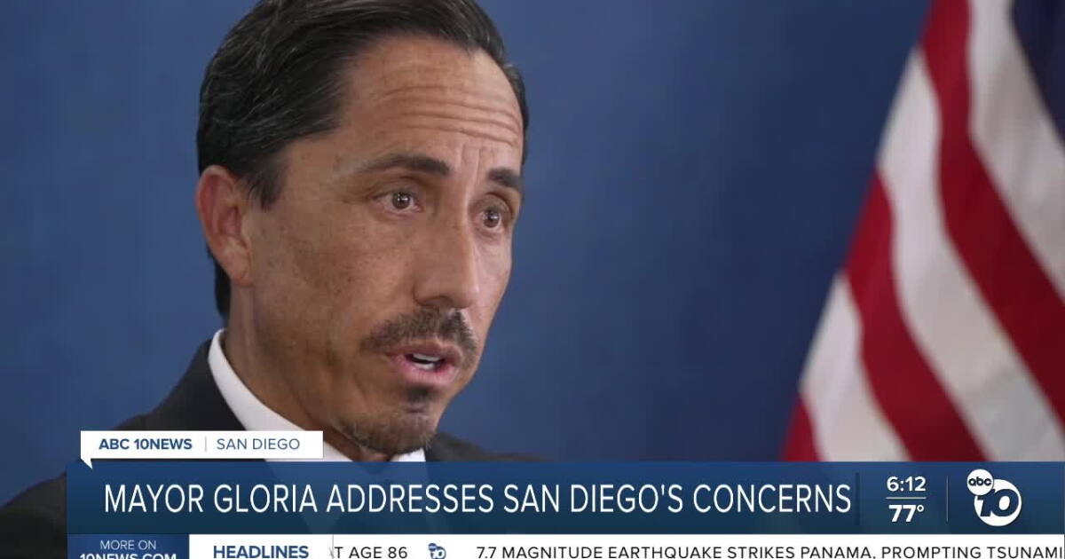 Mayor Todd Gloria addresses trash billing errors, flood risks and budget deficit