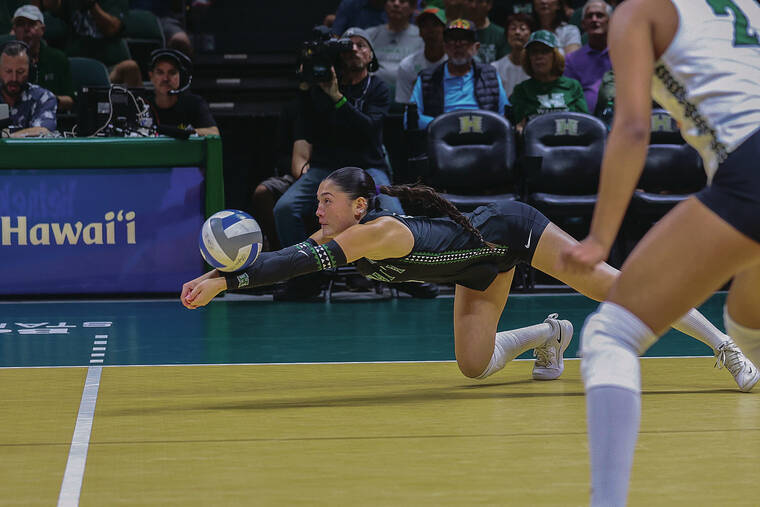 Wahine down San Jose State for sixth consecutive sweep