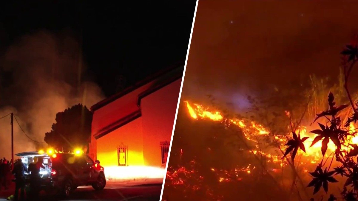 Brush fire burns in West Los Angeles – NBC Los Angeles