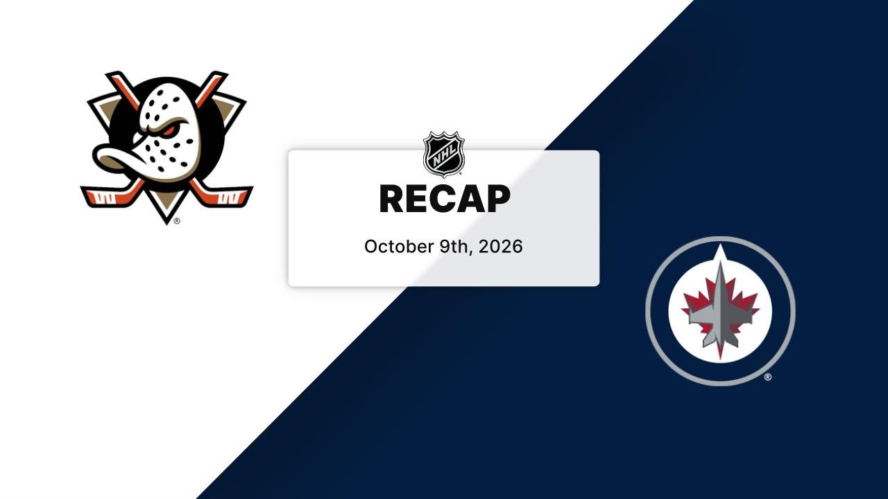 HIGHLIGHTS: Ducks Defeat Jets 5-1